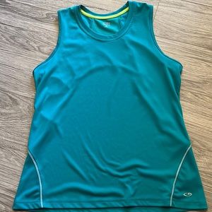 Champion C9 Women’s Dri-Fit athletic tank shirt sz Medium teal blue